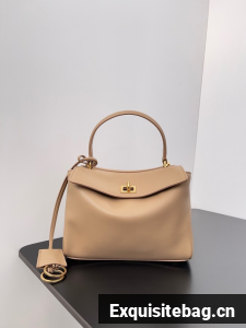 Balenciaga Rodeo Mini Handbag smooth calfskin 795456 Apricot
