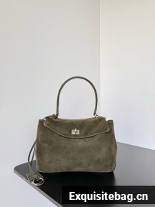 Balenciaga Rodeo Mini Handbag suede calfskin 795456 green