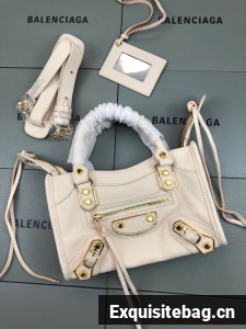 Balenciaga WOMENS NEO CLASSIC HANDBAG 06713 Cream