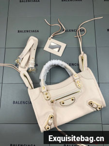 Balenciaga WOMENS NEO CLASSIC HANDBAG 06714 Cream