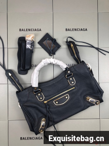 Balenciaga WOMENS NEO CLASSIC HANDBAG 06714 black