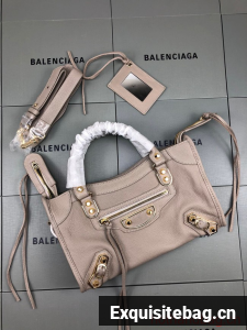 Balenciaga WOMENS NEO CLASSIC HANDBAG 06714 gray