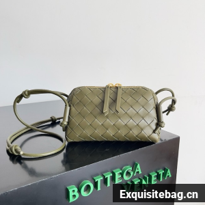 Bottega Veneta Intrecciato Concert Pouch 794258 Travertine