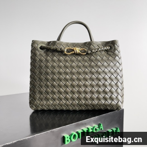 Bottega Veneta Medium Andiamo 766016 dark green