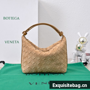 Bottega Veneta Mini Wallace Suede 754443 brown