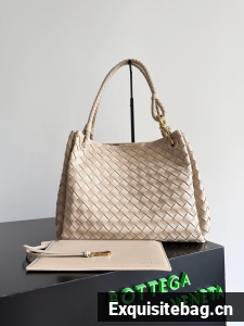 Bottega Veneta Parachute 826212 Tufo&Brass finish