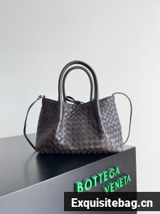 Bottega Veneta Small Pinacoteca 819004 dark brown