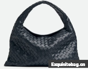 Bottega Veneta Hop Shoulder bag with Intrecciato craftsmanship in calf leather 796262 Shadow Bottega Veneta Hop Shoulder bag with Intrecciato craftsmanship in calf leather 796262 Shadow