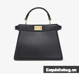 FENDI Peekaboo ISeeU Petite padded nappa leather bag 8BN335 black