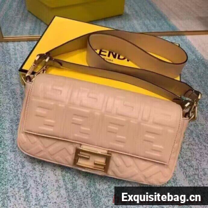 Fendi BAGUETTE Shoulder Bag 8BR600 Light Pink