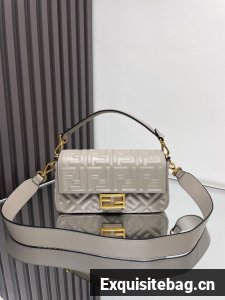 Fendi Baguette Medium Bag 8BR600 grey