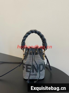 Fendi MON TRESOR mini-bag 8BS010A3 black&white