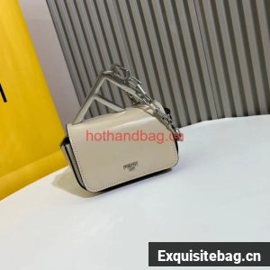 Fendi mini smooth leather bag F1089 Apricot