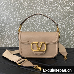 VALENTINO Loco calfskin leather bag B0M98 Cream