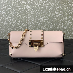 VALENTINO Rockstud 23 smooth calfskin bag 0M77Q pink