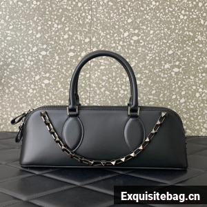 VALENTINO Rockstud calfskin bag AKSE0NO black