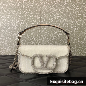 VALENTINO V-logo MINI LOCO bag 5032C white