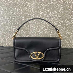 VALENTINO VLOGO 1960 medium lambskin bag FJ098 black