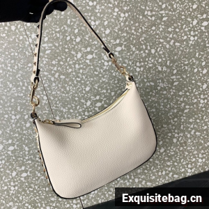 VALENTINO grain calfskin leather bag 0313 white