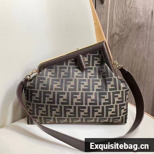 FENDI FIRST fabric bag 5FB2323 Brown