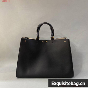 FENDI PEEKABOO ISEEU MEDIUM leather bag 63258 Black