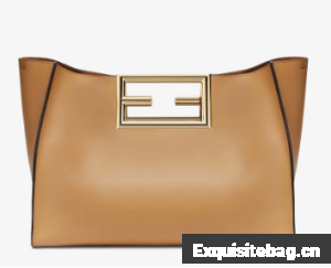 FENDI WAY MEDIUM Beige leather bag 8BH391AAI