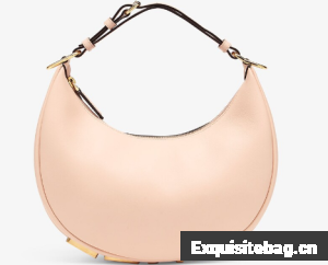 Fendi graphy Small Pale pink leather bag 8BR798