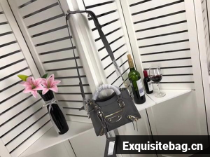 Balenciaga Giant City Gold Studs Handbag B084336 Grey