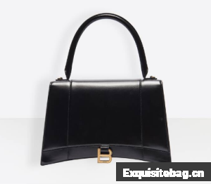 Balenciaga HOURGLASS MEDIUM TOP HANDLE BAG B108892 black