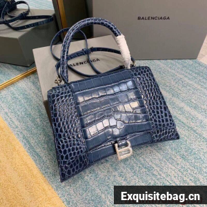 Balenciaga HOURGLASS MEDIUM TOP HANDLE BAG B108892E blue