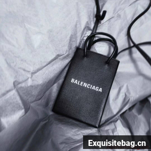Balenciaga Original Leather Mini Shopper Bag B152865 black