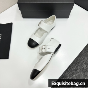Chanel Mary Janes Grosgrain & Patent Calfskin G47028-2