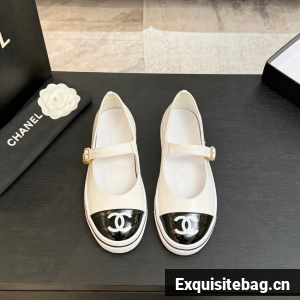 Chanel Mary Janes Kidskin 55729-2