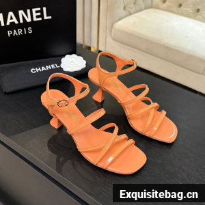 Chanel Sandals Patent Calfskin G46902-3