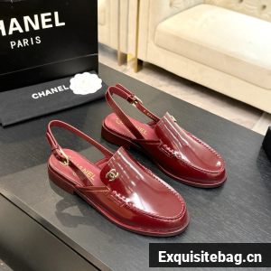Chanel Slingbacks Shiny Calfskin G47033-1