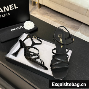 Chanel Sandals Patent Calfskin 95mm G46901-5