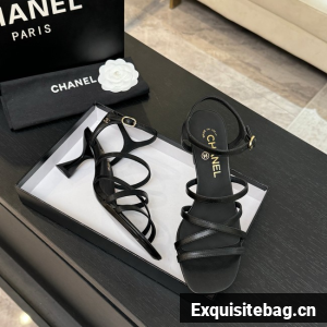 Chanel Sandals Patent Calfskin G46902-1