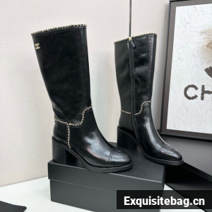 Chanel high boots Calfskin 45082-1