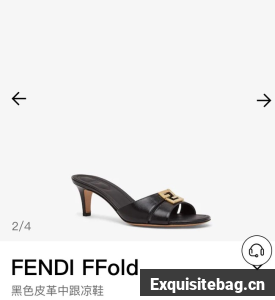 Fendi WOMENS SANDAL heel height 6CM 11930-4