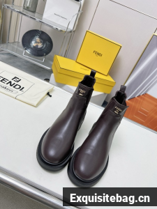 Fendi WOMENS SHORT BOOTS Lambskin 55255-2