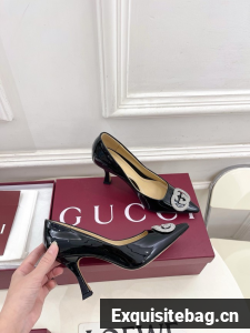 Gucci Womens pump with crystal Interlocking G 852995 -3