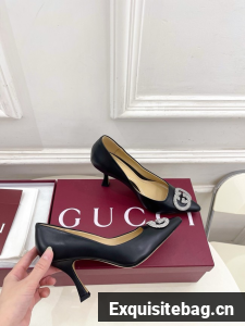 Gucci Womens pump with crystal Interlocking G 852995 -5