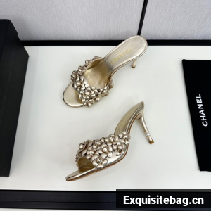 Chanel WOMENS GG SLIDE SANDAL 11293-1