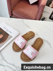 CELINE TRIOMPHE MULE JACQUARD CANVAS 11271-2