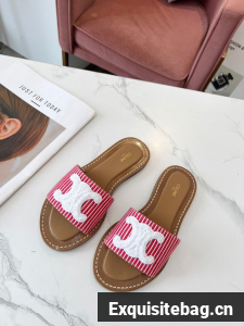 CELINE TRIOMPHE MULE JACQUARD CANVAS 11271-6