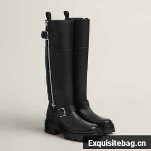 Hermes Calfskin High Boot 45108-2