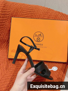Hermes Shoes 8CM Heels HMS00588 Black