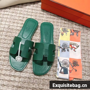 Hermes Shoes HMS56268 Dark Green