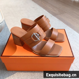 Hermes WOMENS SANDAL Heel 6.5CM 55861-2