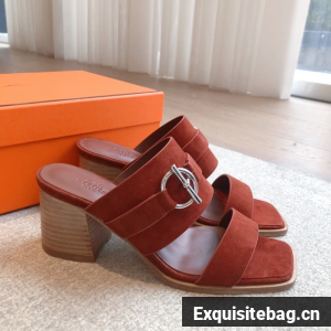 Hermes WOMENS SANDAL Heel 6.5CM 55861-4